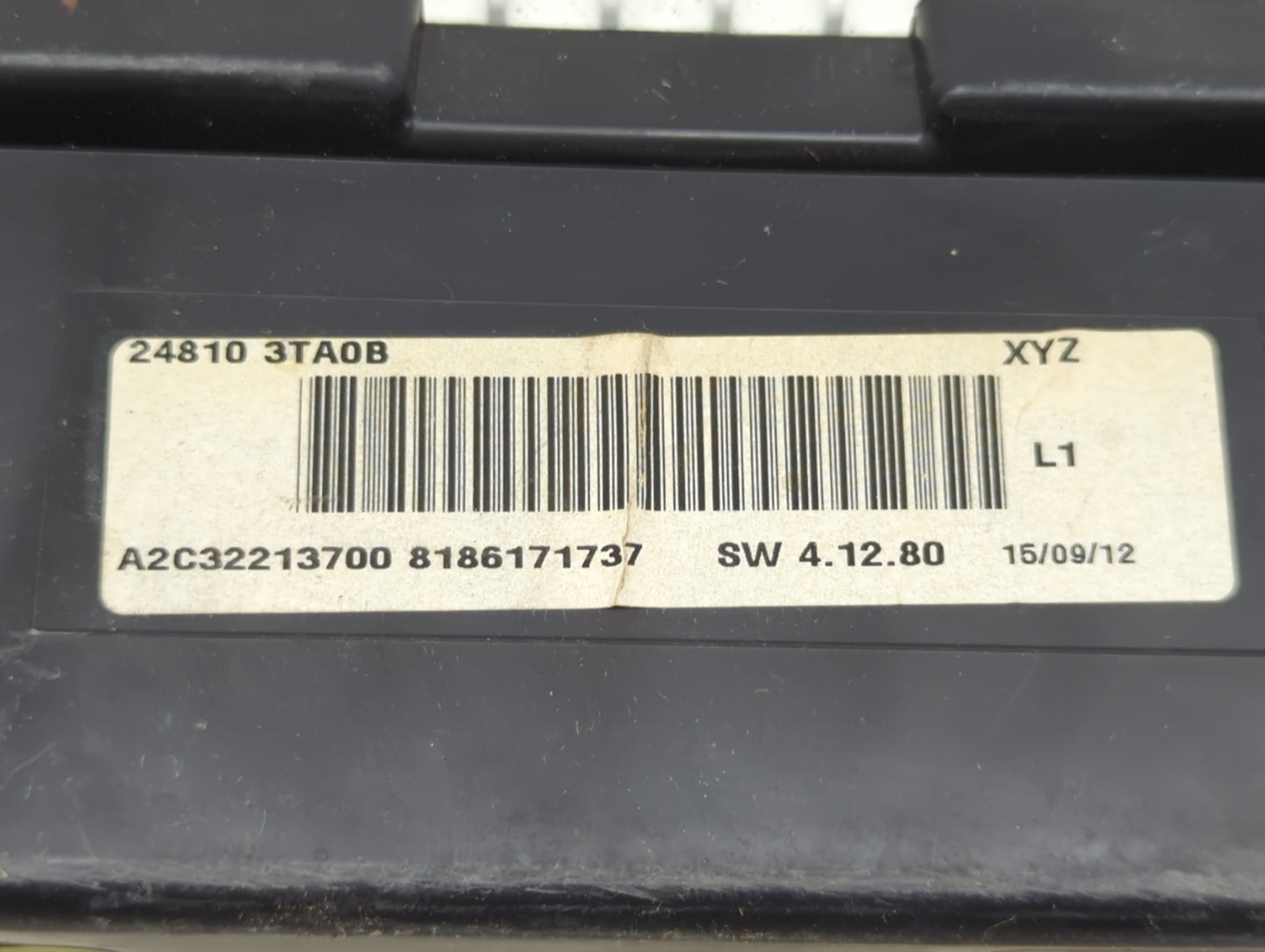 2013 Nissan Altima Instrument Cluster Speedometer Gauges P/N:24810-3TA0C 24810-3TA0B, 24810 3TA0A Miles:170K Fits OEM Used A