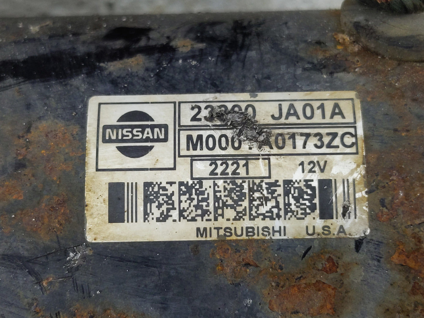 2007-2013 Nissan Altima Car Starter Motor Solenoid OEM Fits Fits 2007 2008 2009 2010 2011 2012 2013 OEM Used Auto Parts - Oe