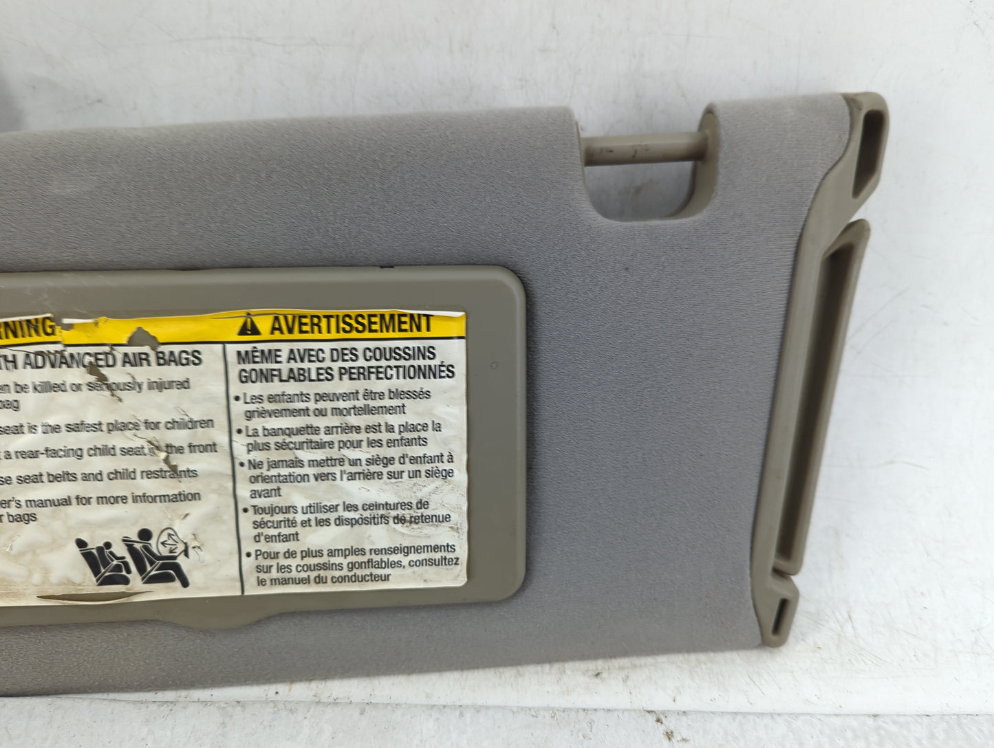 2005 Nissan Maxima Sun Visor Shade Replacement Driver Left Mirror Fits OEM Used Auto Parts - Oemusedautoparts1.com