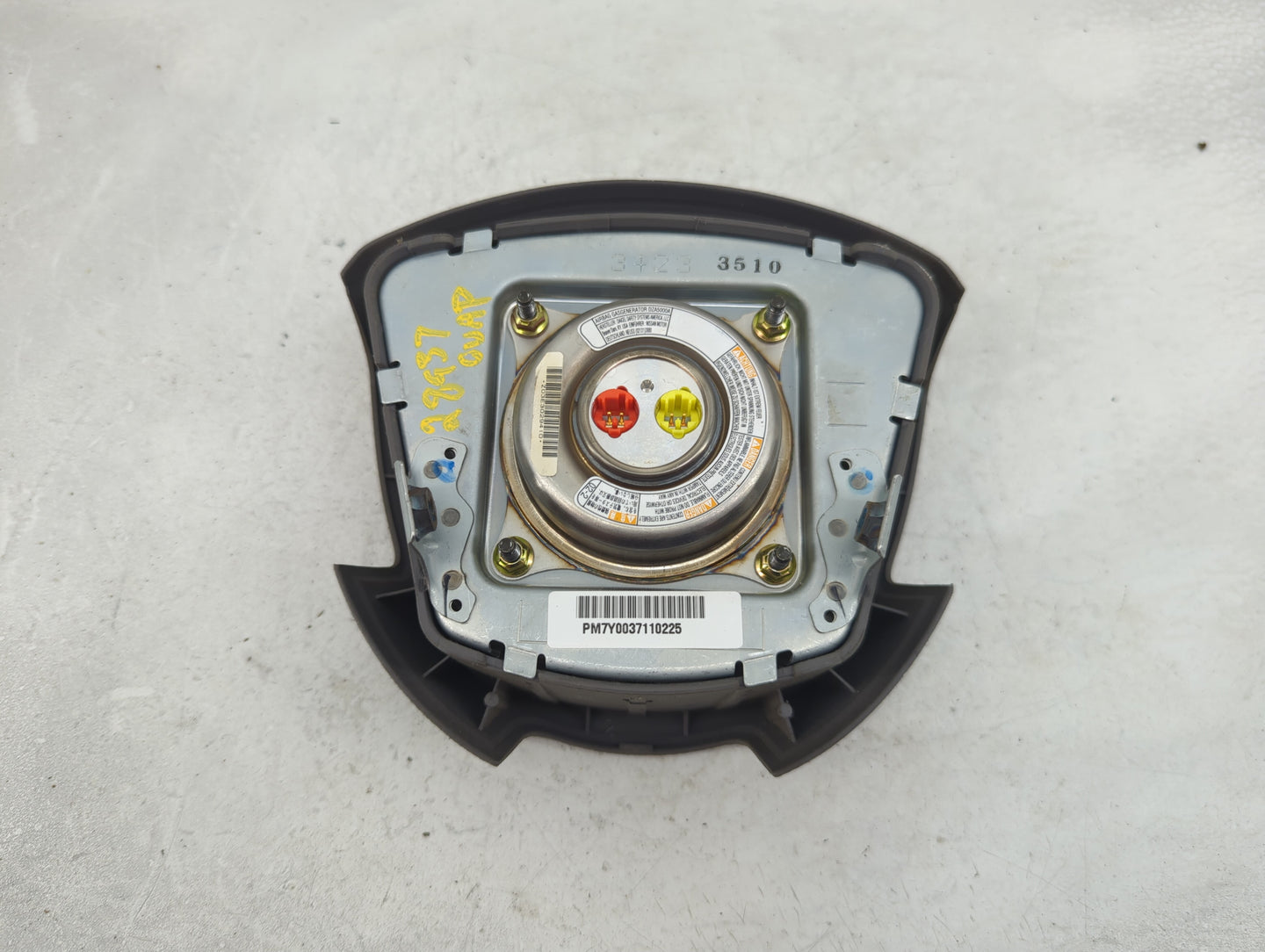 2004-2005 Nissan Maxima Air Bag Driver Left Steering Wheel Mounted Grey - Oemusedautoparts1.com