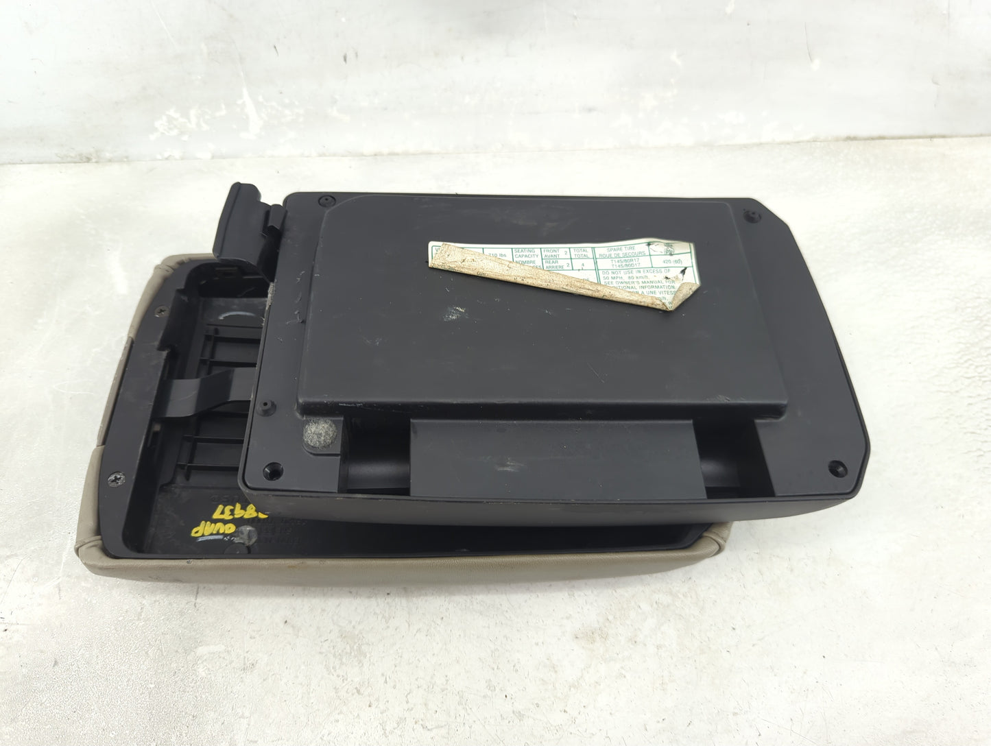 2004-2005 Nissan Maxima Center Console Armrest Cover Lid Fits Fits 2004 2005 OEM Used Auto Parts - Oemusedautoparts1.com