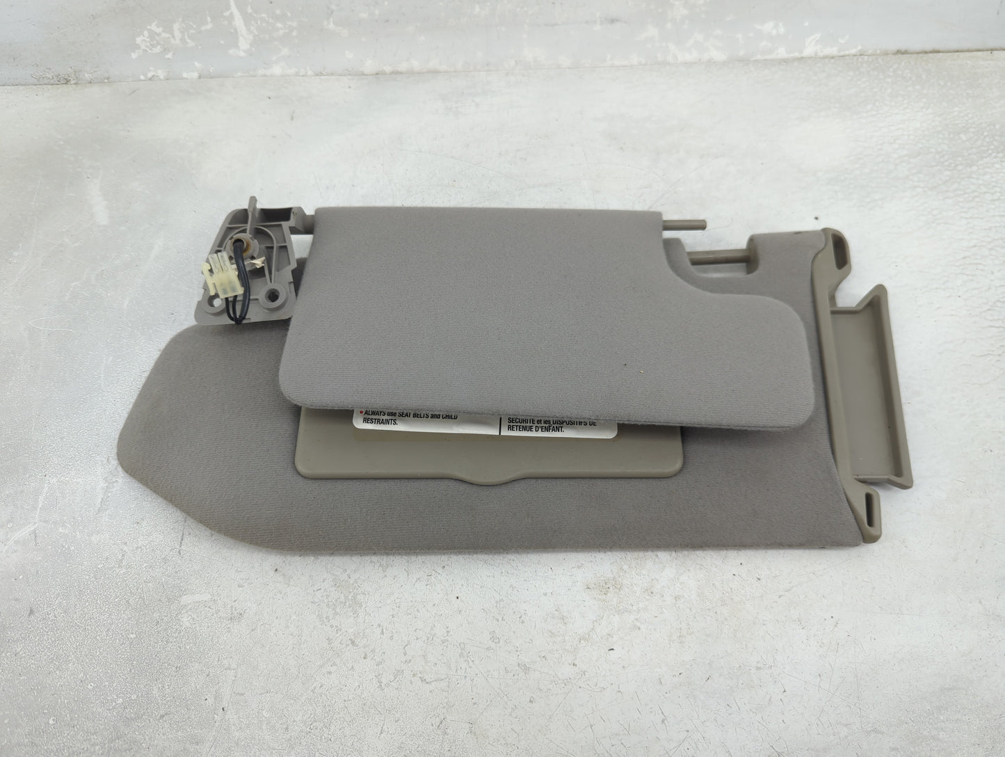 2004 Nissan Maxima Sun Visor Shade Replacement Driver Left Mirror Fits OEM Used Auto Parts - Oemusedautoparts1.com