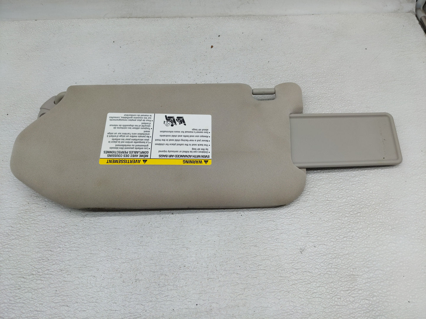 2013-2018 Nissan Pathfinder Sun Visor Shade Replacement Passenger Right Mirror Fits Fits 2013 2014 2015 2016 2017 2018 2019 