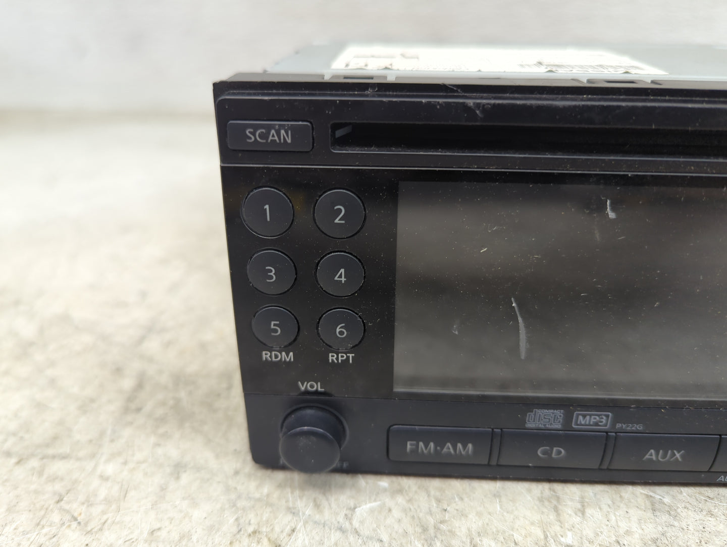 2011-2015 Nissan Rogue Radio AM FM Cd Player Receiver Replacement Fits Fits 2011 2012 2013 2014 2015 OEM Used Auto Parts - O