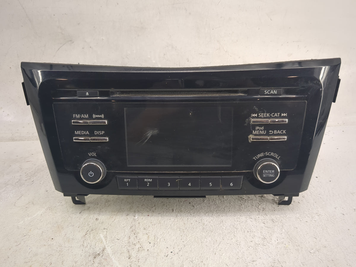 2017 Nissan Rogue Radio AM FM Cd Player Receiver Replacement OEM Used Auto Parts - Oemusedautoparts1.com