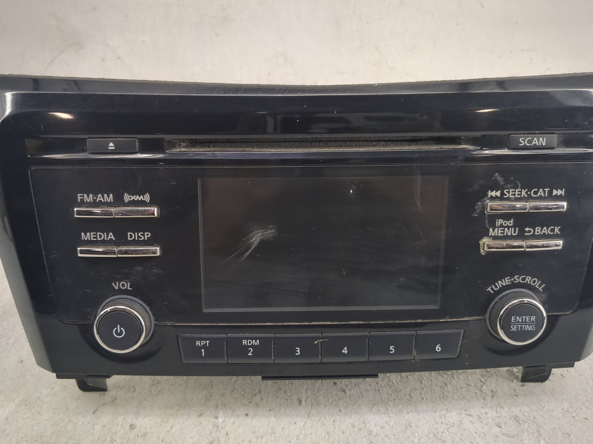 2017 Nissan Rogue Radio AM FM Cd Player Receiver Replacement OEM Used Auto Parts - Oemusedautoparts1.com