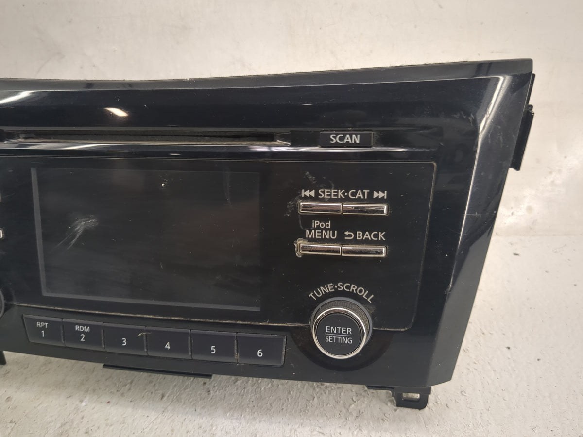 2017 Nissan Rogue Radio AM FM Cd Player Receiver Replacement OEM Used Auto Parts - Oemusedautoparts1.com