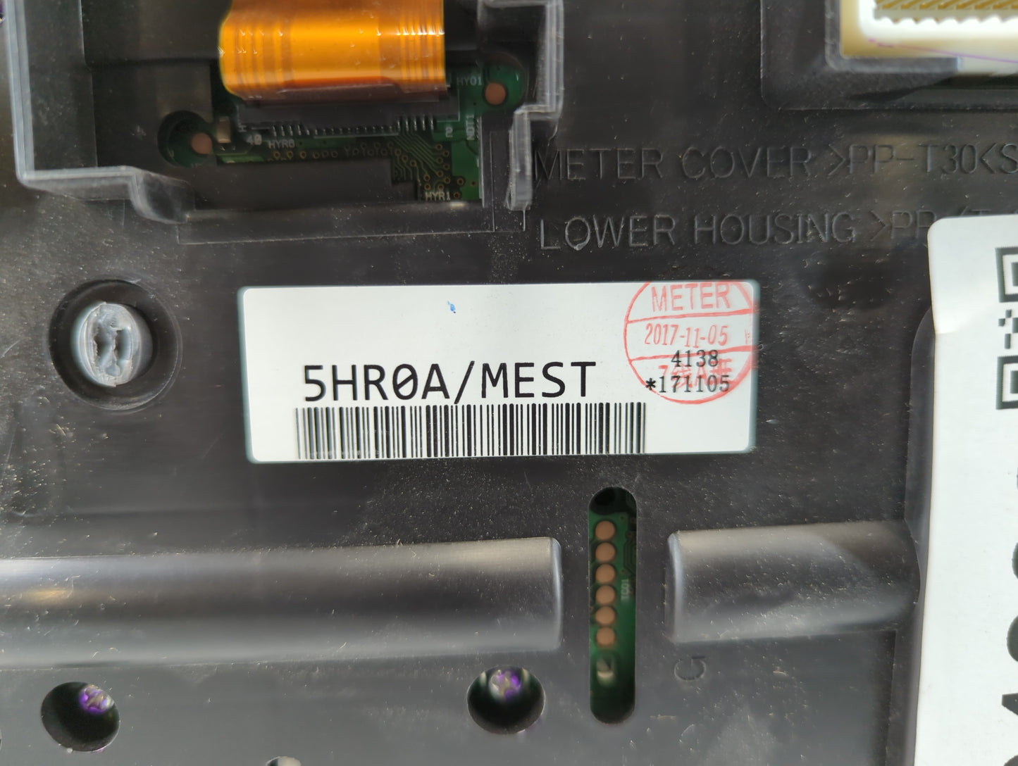2018 Nissan Rogue Instrument Cluster Speedometer Gauges P/N:5HR0A/MEST 5HR0A/GZPM, 5HR0A/7IWC Fits OEM Used Auto Parts - Oem