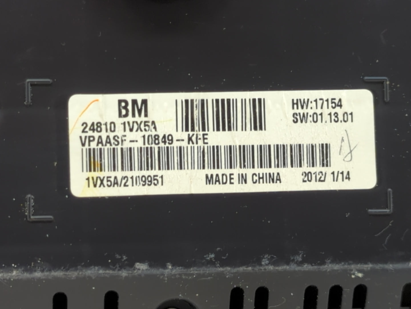2012-2015 Nissan Rogue Instrument Cluster Speedometer Gauges Fits Fits 2012 2013 2014 2015 OEM Used Auto Parts - Oemusedauto