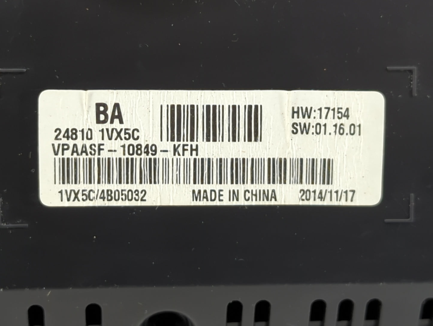 2012-2015 Nissan Rogue Instrument Cluster Speedometer Gauges Fits Fits 2012 2013 2014 2015 OEM Used Auto Parts - Oemusedauto