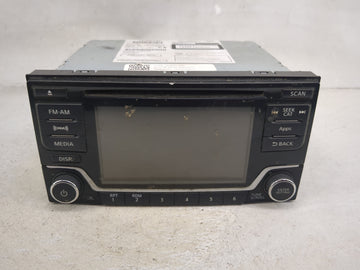 2015-2017 Nissan Sentra Radio AM FM Cd Player Receiver Replacement Fits 2015 2016 2017 2018 OEM Used Auto Parts - Oemusedaut