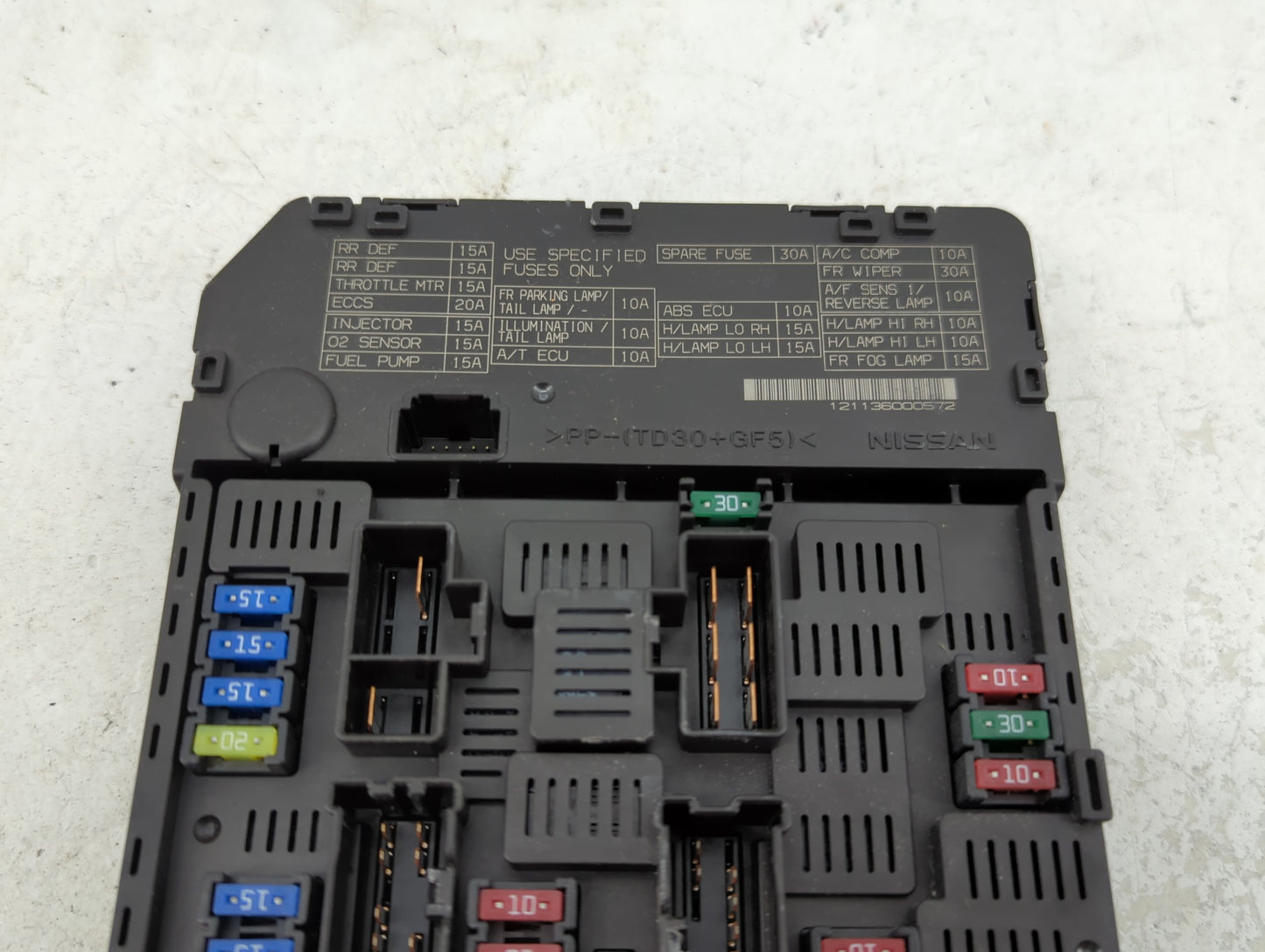 2010-2012 Nissan Sentra Body Control Module Bcm Inner Cabin Fuse Box - Oemusedautoparts1.com