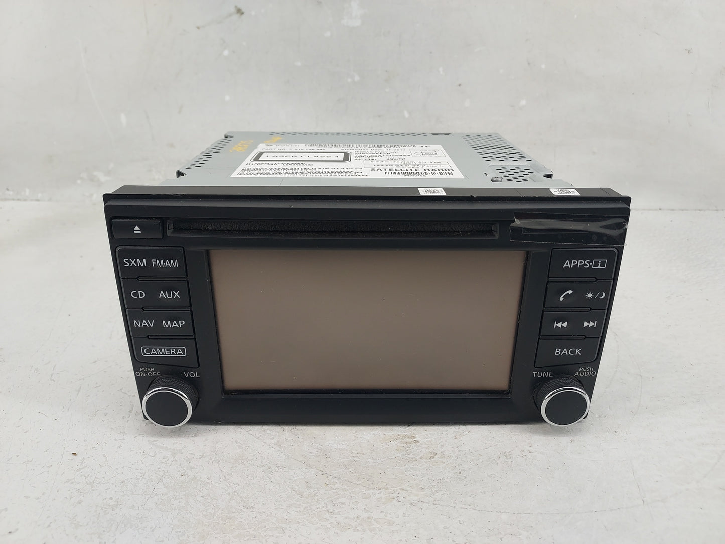 2017-2019 Nissan Sentra Radio AM FM Cd Player Receiver Replacement Fits Fits 2017 2018 2019 OEM Used Auto Parts - Oemusedaut