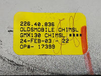 1999-2004 Oldsmobile Alero Driver Left Side Deck Lid Mounted Tail Light 993343 - Oemusedautoparts1.com