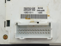 2005-2009 Pontiac G6 Climate Control Module Temperature AC/Heater Replacement Fits Fits 2005 2006 2007 2008 2009 OEM Used Au