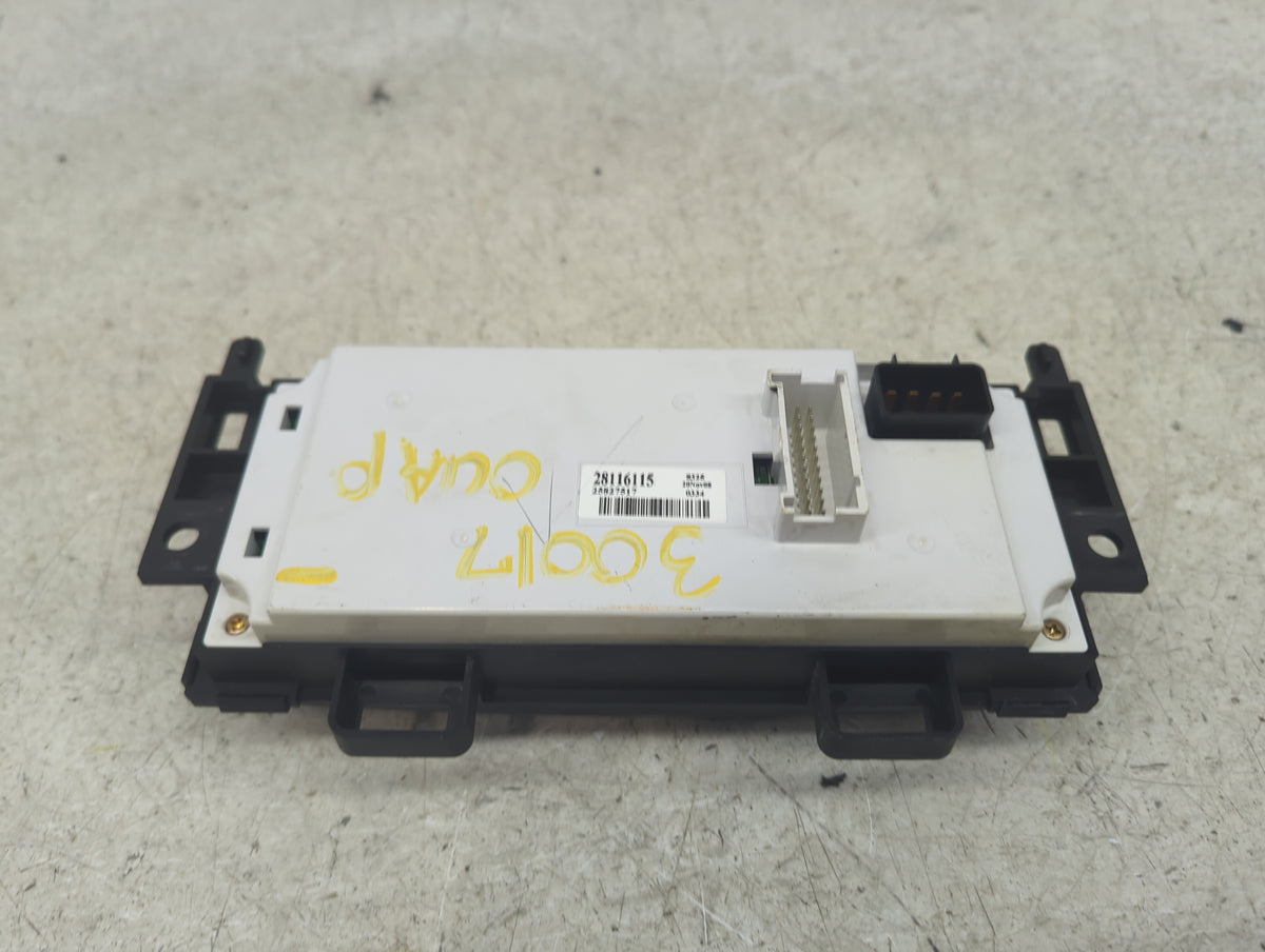 2009-2010 Pontiac G6 Climate Control Module Temperature AC/Heater Replacement Fits Fits 2009 2010 OEM Used Auto Parts - Oemu