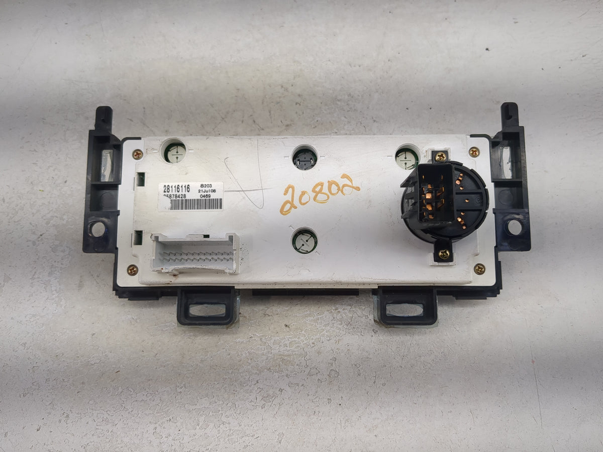 2005-2009 Pontiac G6 Climate Control Module Temperature AC/Heater Replacement Fits Fits 2005 2006 2007 2008 2009 OEM Used Au