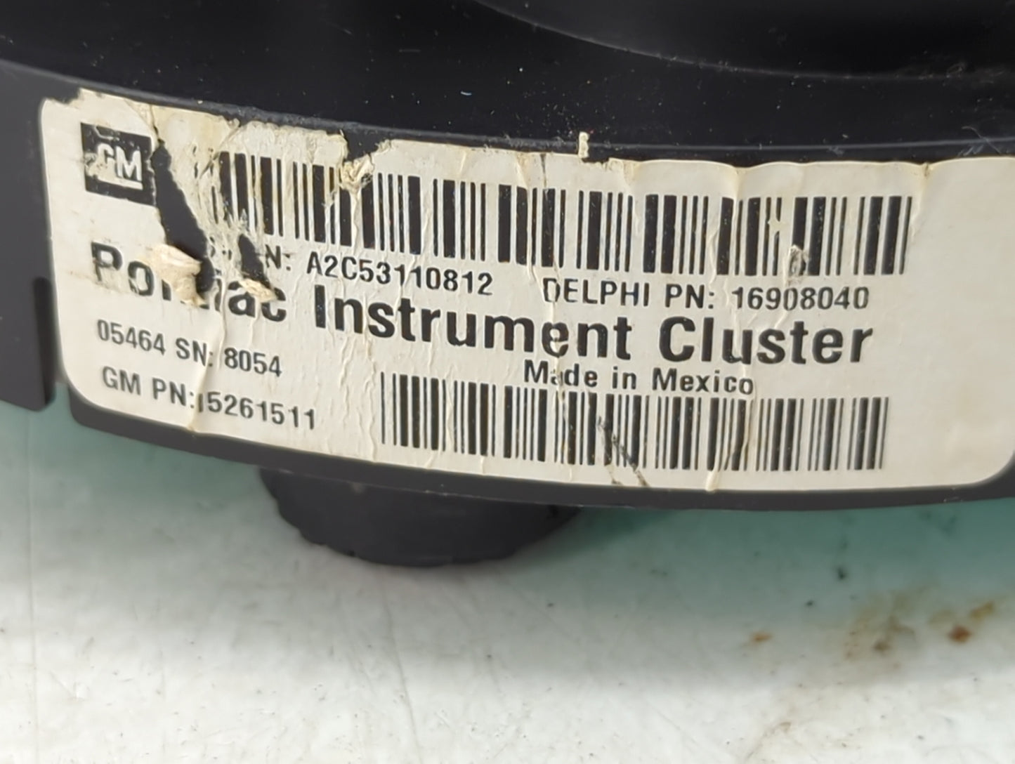 2005-2007 Pontiac G6 Instrument Cluster Speedometer Gauges Fits Fits 2005 2006 2007 OEM Used Auto Parts - Oemusedautoparts1.