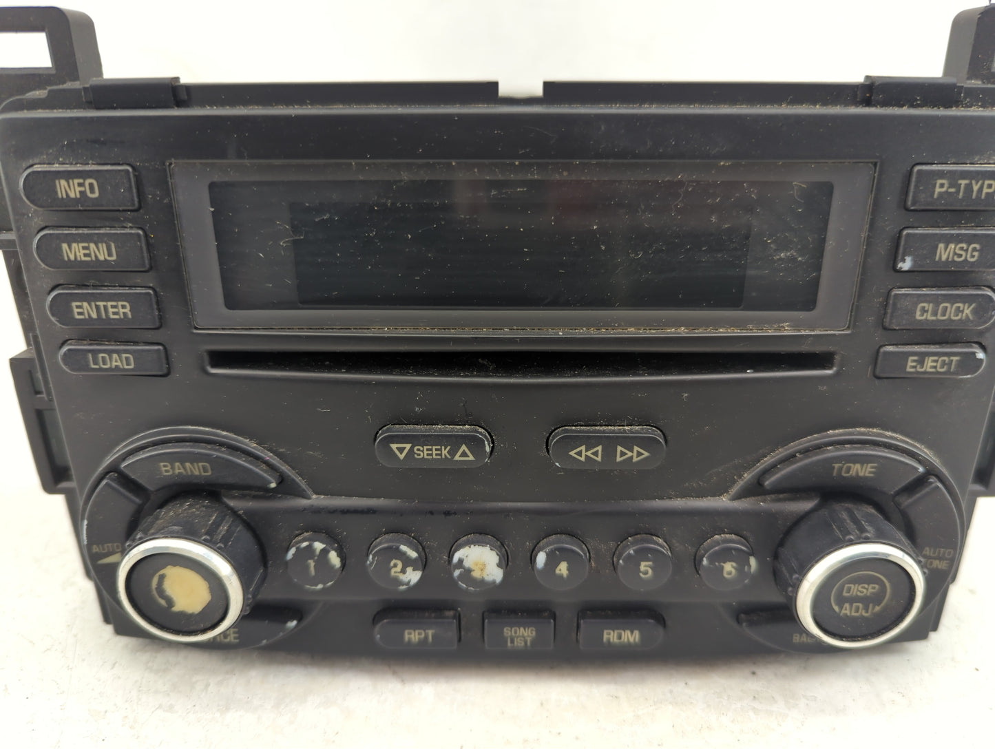 0 Pontiac G6 Radio AM FM Cd Player Receiver Replacement Fits OEM Used Auto Parts - Oemusedautoparts1.com