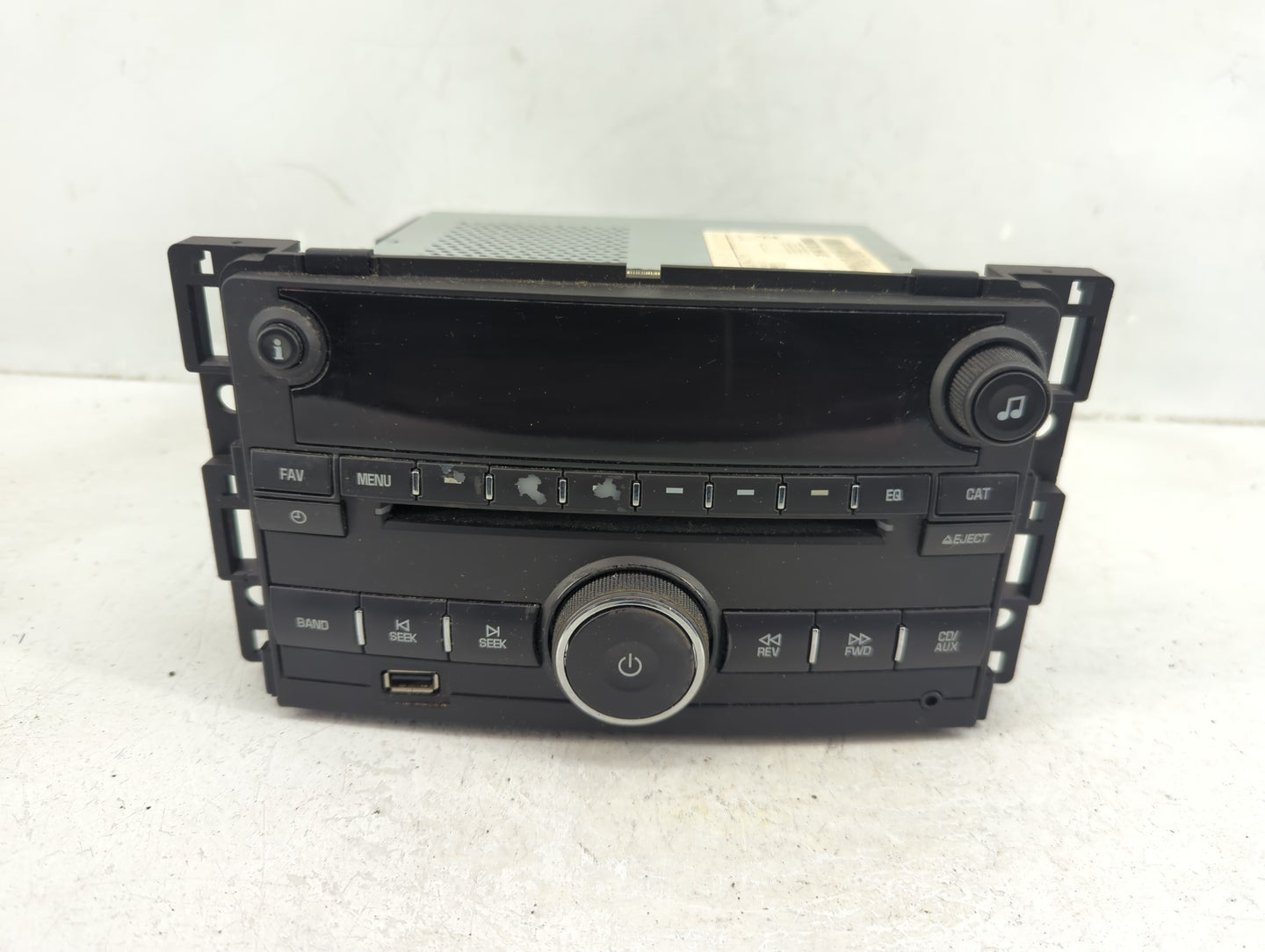 2009-2010 Pontiac G6 Radio AM FM Cd Player Receiver Replacement Fits Fits 2009 2010 OEM Used Auto Parts - Oemusedautoparts1.