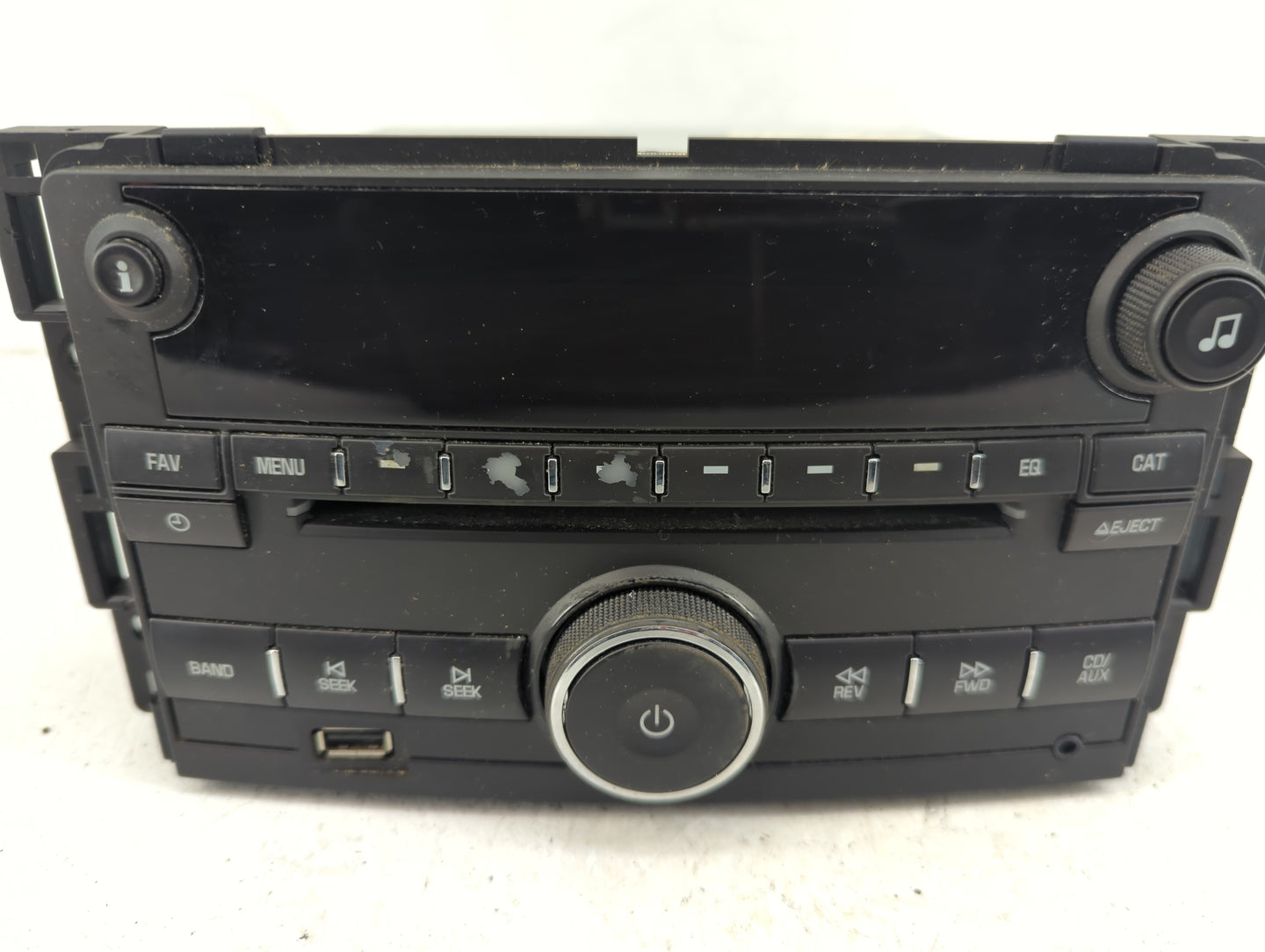 2009-2010 Pontiac G6 Radio AM FM Cd Player Receiver Replacement Fits Fits 2009 2010 OEM Used Auto Parts - Oemusedautoparts1.