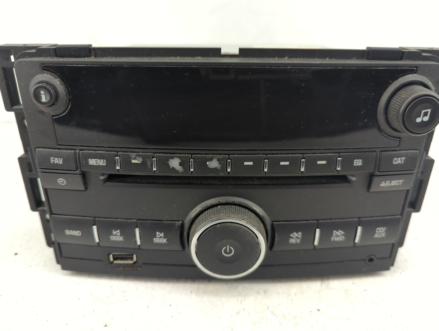 2009-2010 Pontiac G6 Radio AM FM Cd Player Receiver Replacement Fits Fits 2009 2010 OEM Used Auto Parts - Oemusedautoparts1.