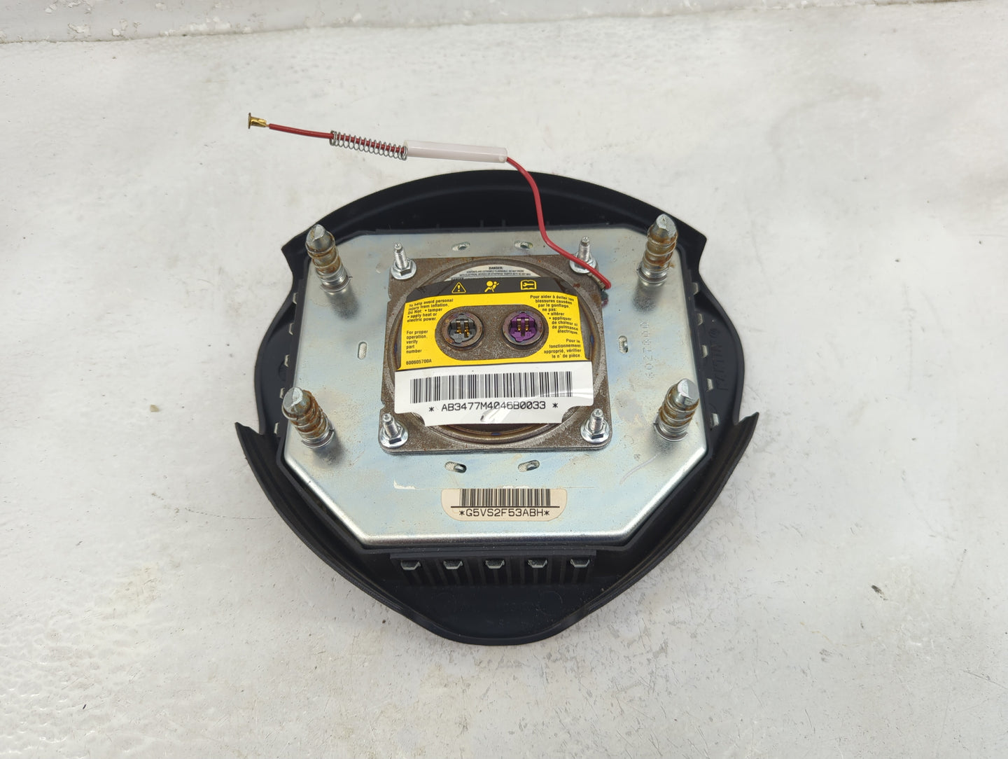 2004-2008 Pontiac Grand Prix Air Bag Driver Left Steering Wheel Mounted - Oemusedautoparts1.com