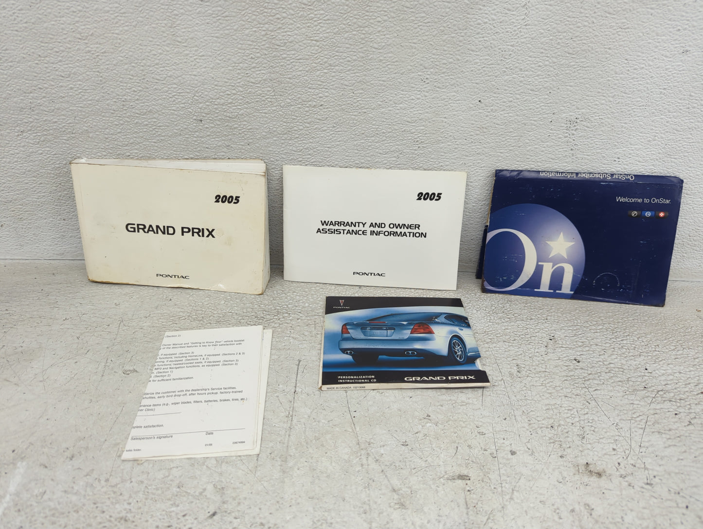 0 Pontiac Grand Prix Owners Manual Book Guide OEM Used Auto Parts - Oemusedautoparts1.com