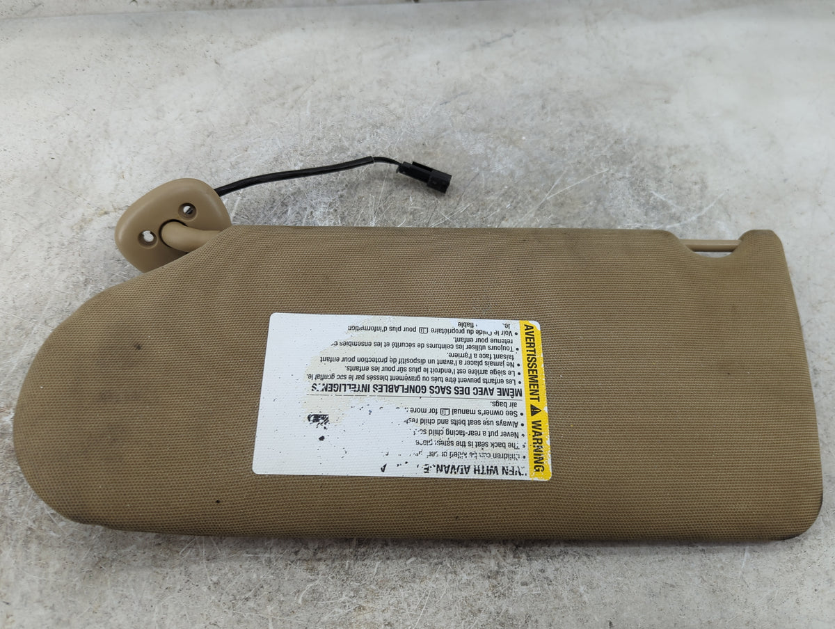 2005-2008 Pontiac Grand Prix Sun Visor Shade Replacement Driver Left Mirror Fits Fits 2005 2006 2007 2008 OEM Used Auto Part