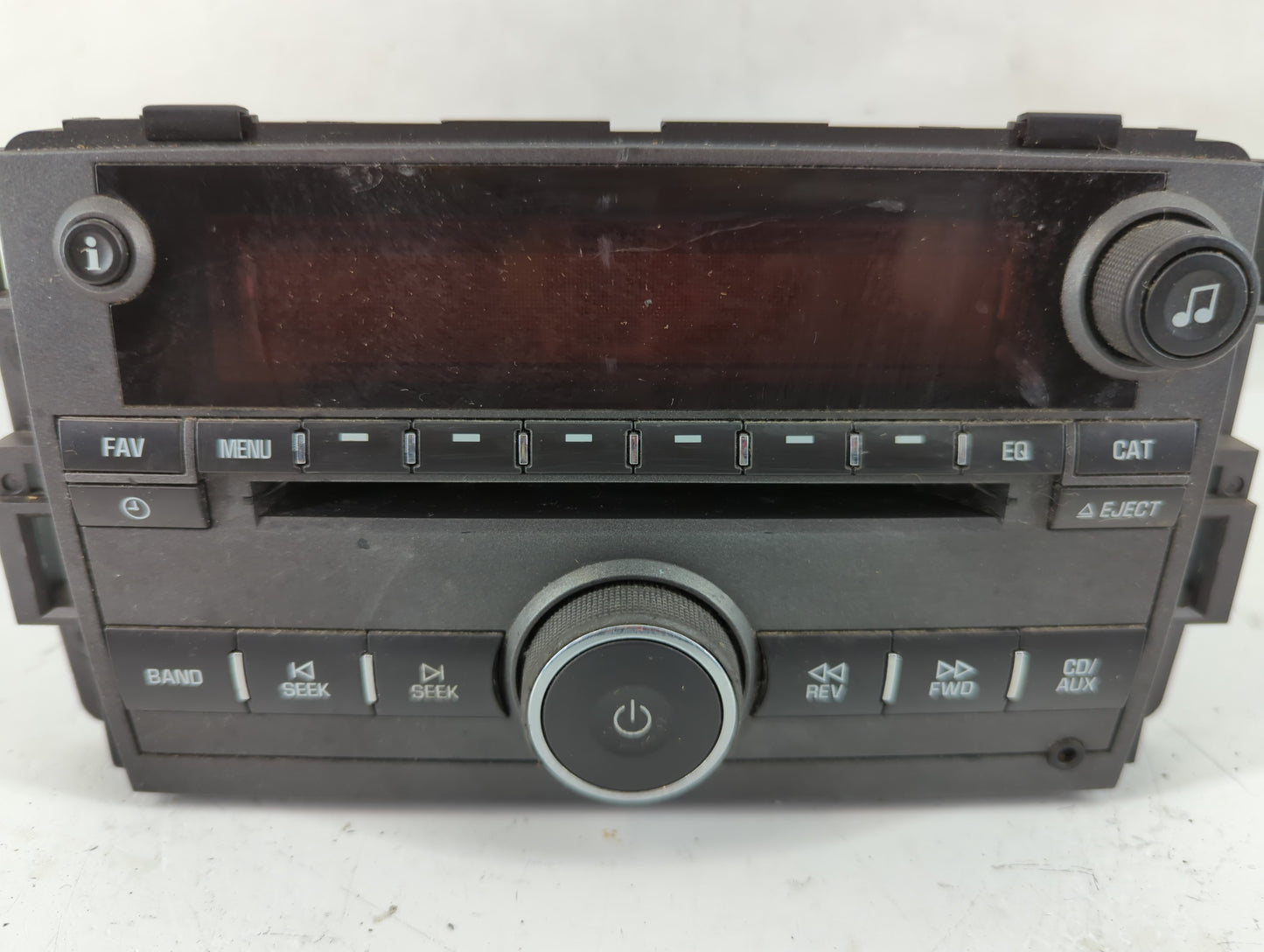 0 Pontiac Torrent Radio AM FM Cd Player Receiver Replacement Fits OEM Used Auto Parts - Oemusedautoparts1.com