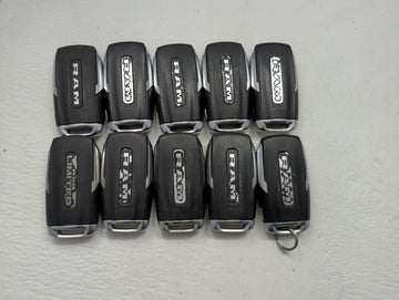 Lot of 10 Ram Keyless Entry Remote Fob MIXED FCC IDS MIXED PART NUMBERS