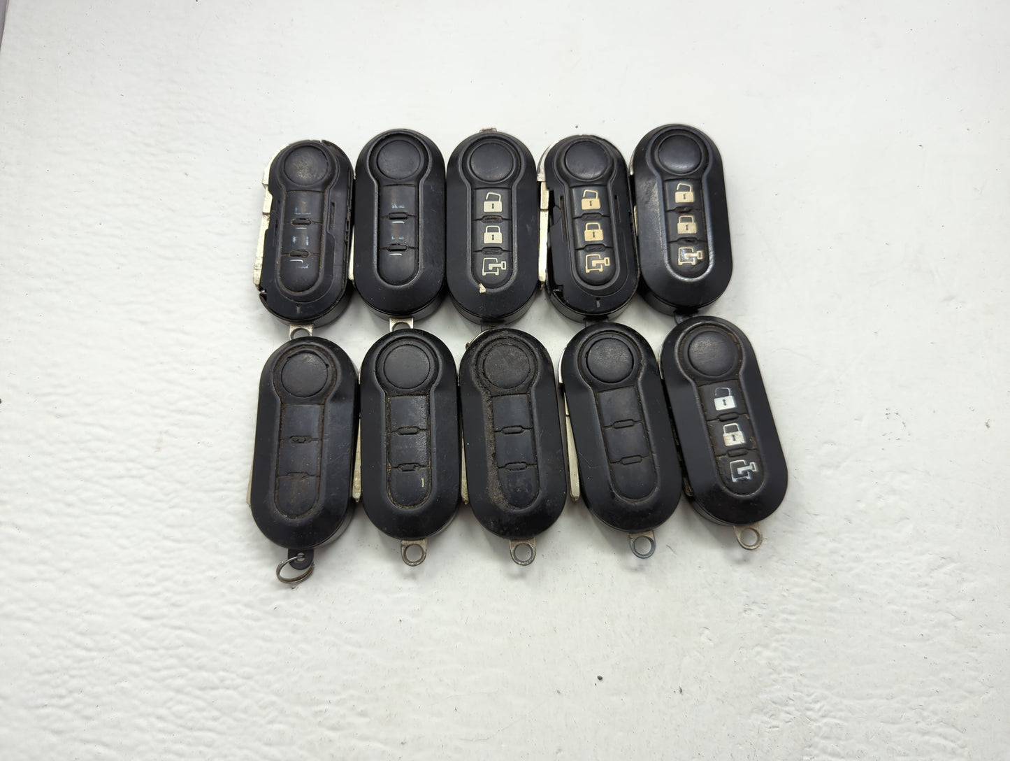 Lot of 10 Ram Keyless Entry Remote Fob MIXED FCC IDS MIXED PART NUMBERS - Oemusedautoparts1.com