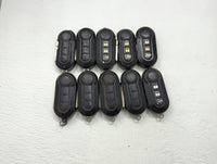 Lot of 10 Ram Keyless Entry Remote Fob MIXED FCC IDS MIXED PART NUMBERS - Oemusedautoparts1.com
