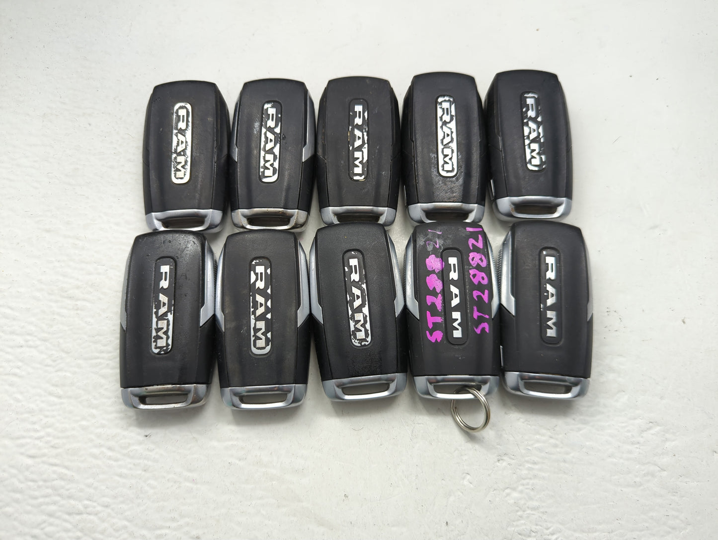 Lot of 10 Ram Keyless Entry Remote Fob GQ4-76T | OHT4882056 MIXED PART - Oemusedautoparts1.com