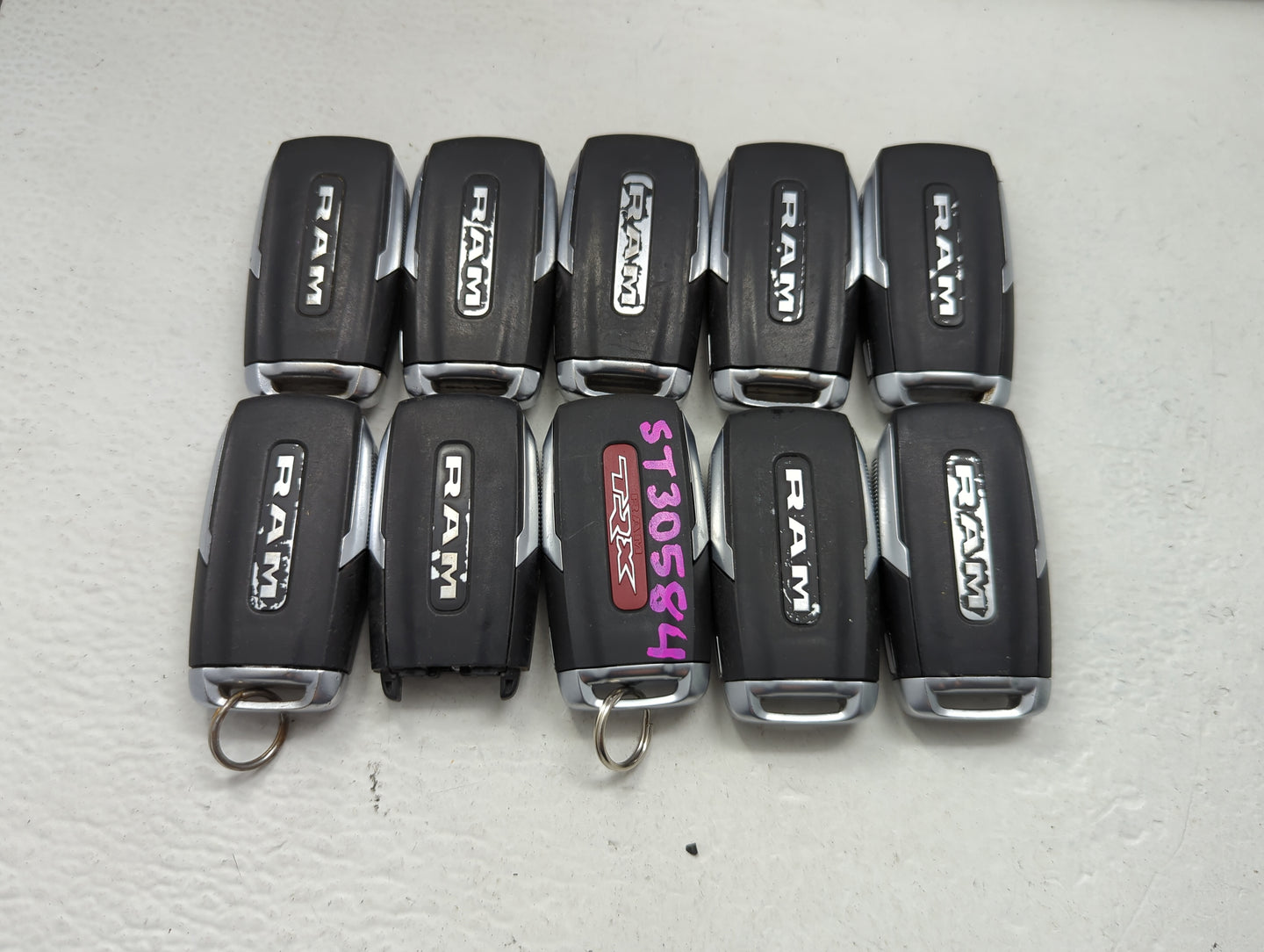 Lot of 10 Ram Keyless Entry Remote Fob GQ4-76T | OHT4882056 MIXED PART - Oemusedautoparts1.com