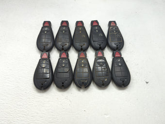 compare product Lot of 10 Ram Keyless Entry Remote Fob MIXED FCC IDS MIXED PART NUMBERS 1475710