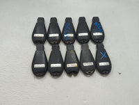 Lot of 10 Ram Keyless Entry Remote Fob MIXED FCC IDS MIXED PART NUMBERS 1475710 - Oemusedautoparts1.com