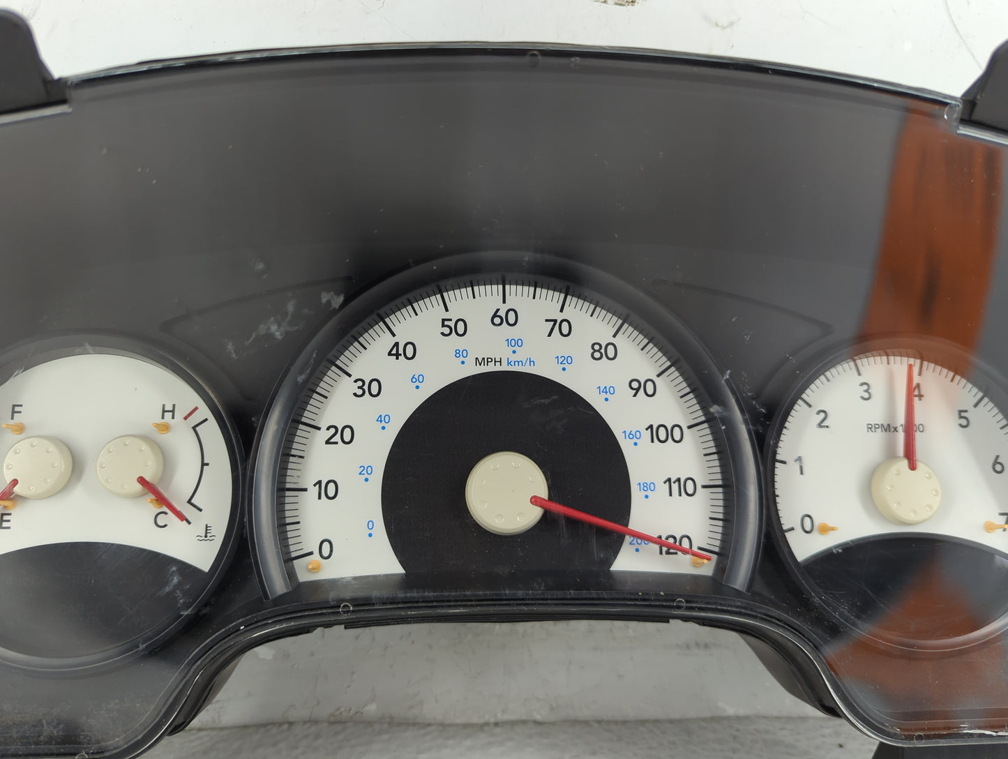 0 Ram Dakota Instrument Cluster Speedometer Gauges Fits Fits 209 2010 2011 OEM Used Auto Parts - Oemusedautoparts1.com