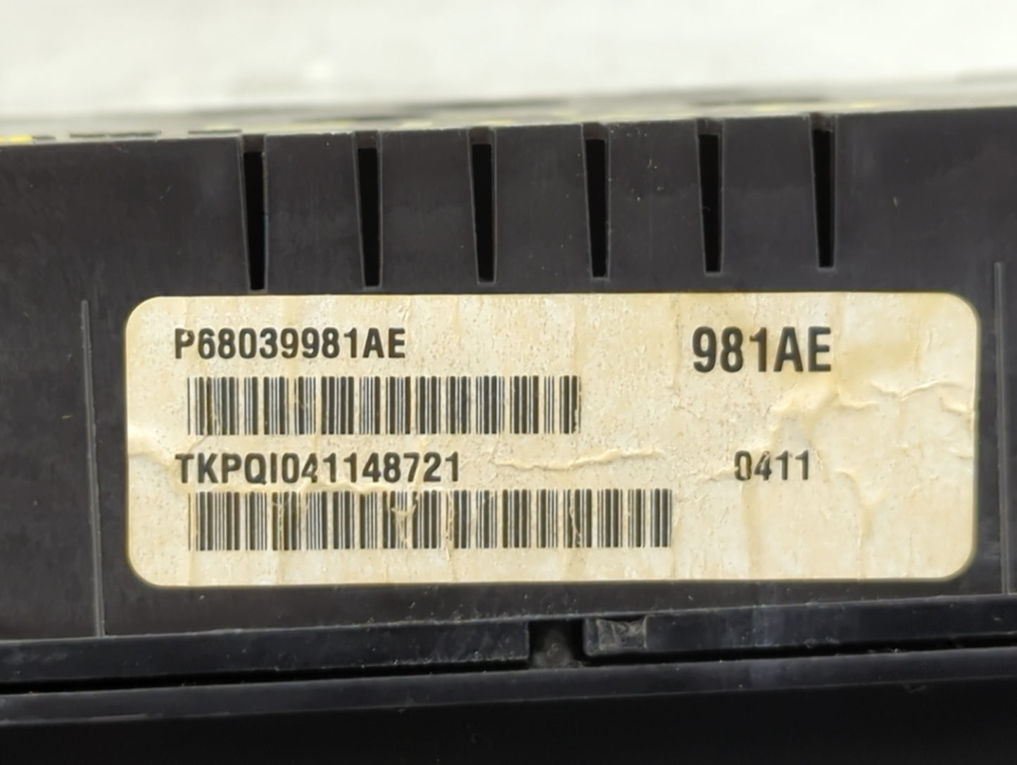 0 Ram Dakota Instrument Cluster Speedometer Gauges Fits Fits 209 2010 2011 OEM Used Auto Parts - Oemusedautoparts1.com