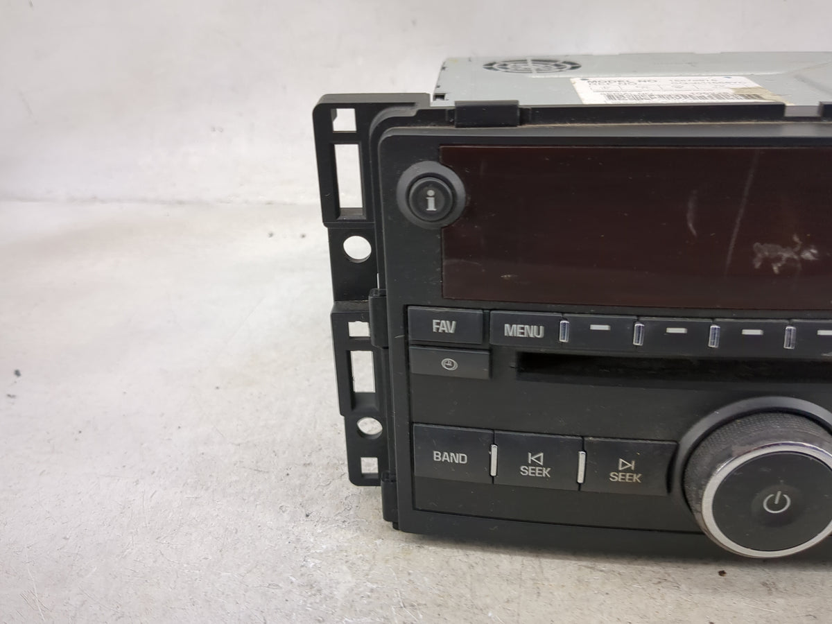 2006 Saturn Vue Radio AM FM Cd Player Receiver Replacement Fits Fits 2007 OEM Used Auto Parts - Oemusedautoparts1.com