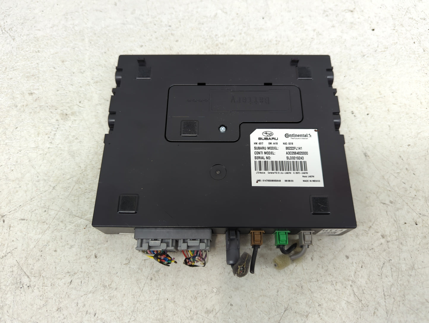 Subaru Telematics Control Module - Oemusedautoparts1.com