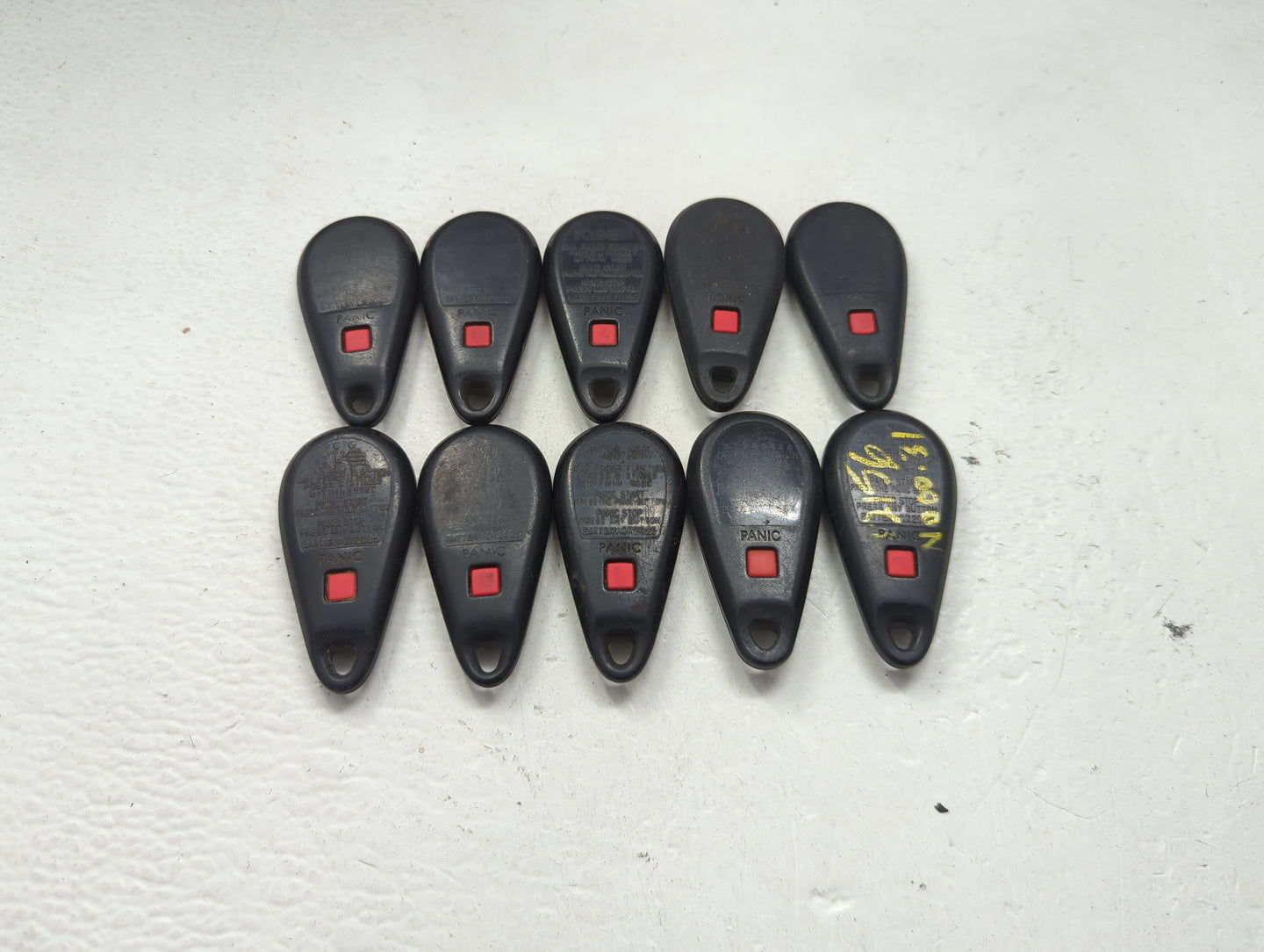 Lot of 10 Subaru Keyless Entry Remote Fob MIXED FCC IDS 1474013 - Oemusedautoparts1.com