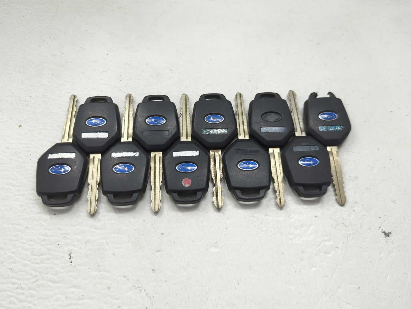 Lot of 10 Subaru Keyless Entry Remote Fob MIXED FCC IDS 1474174 - Oemusedautoparts1.com