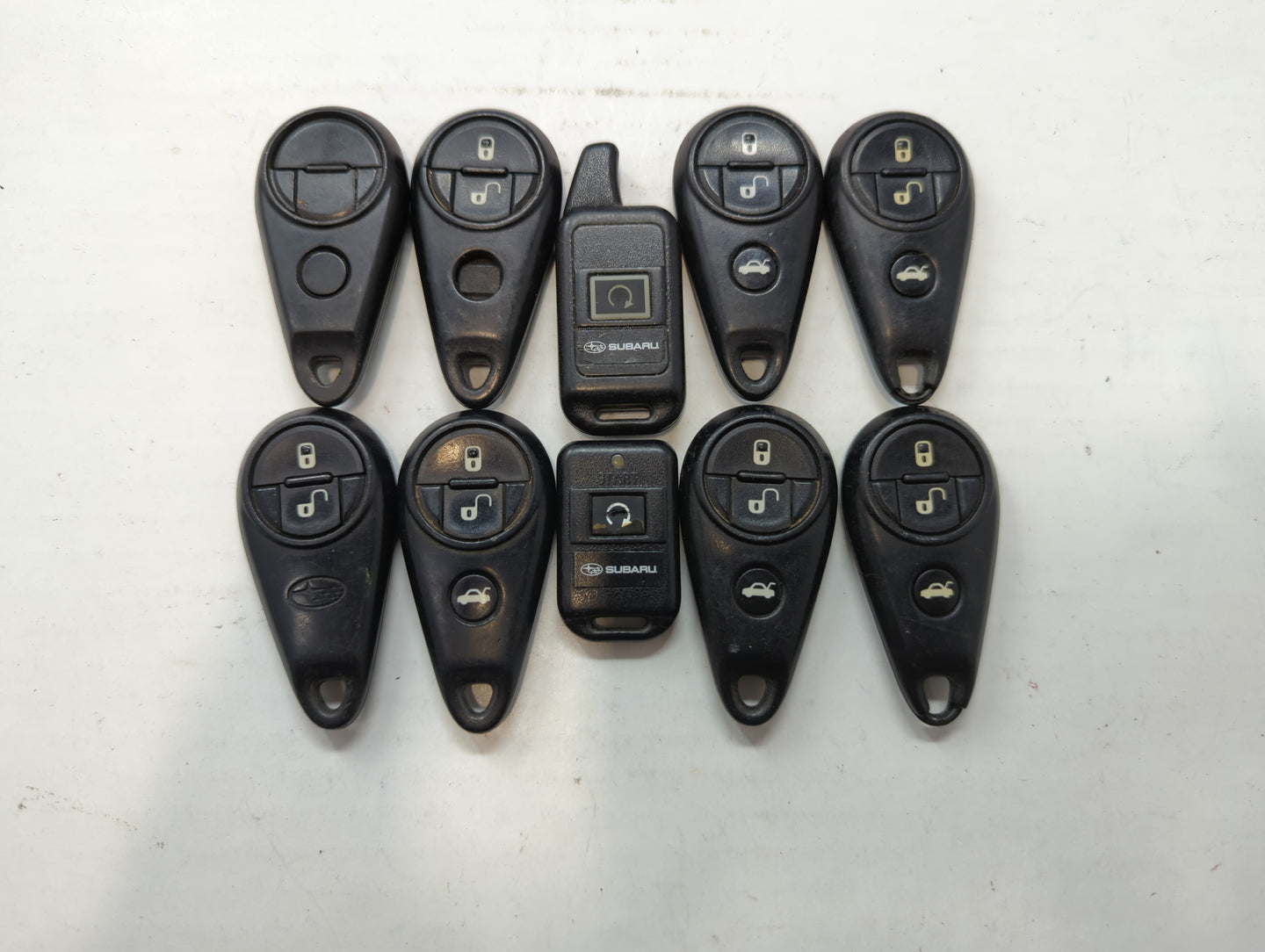 Lot of 10 Subaru Keyless Entry Remote Fob GOH-PCMINI-4Q | CWTWB1U19 | - Oemusedautoparts1.com
