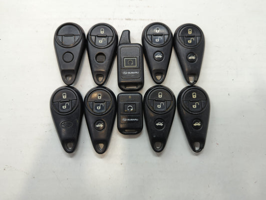 Lot of 10 Subaru Keyless Entry Remote Fob GOH-PCMINI-4Q | CWTWB1U19 | - Oemusedautoparts1.com