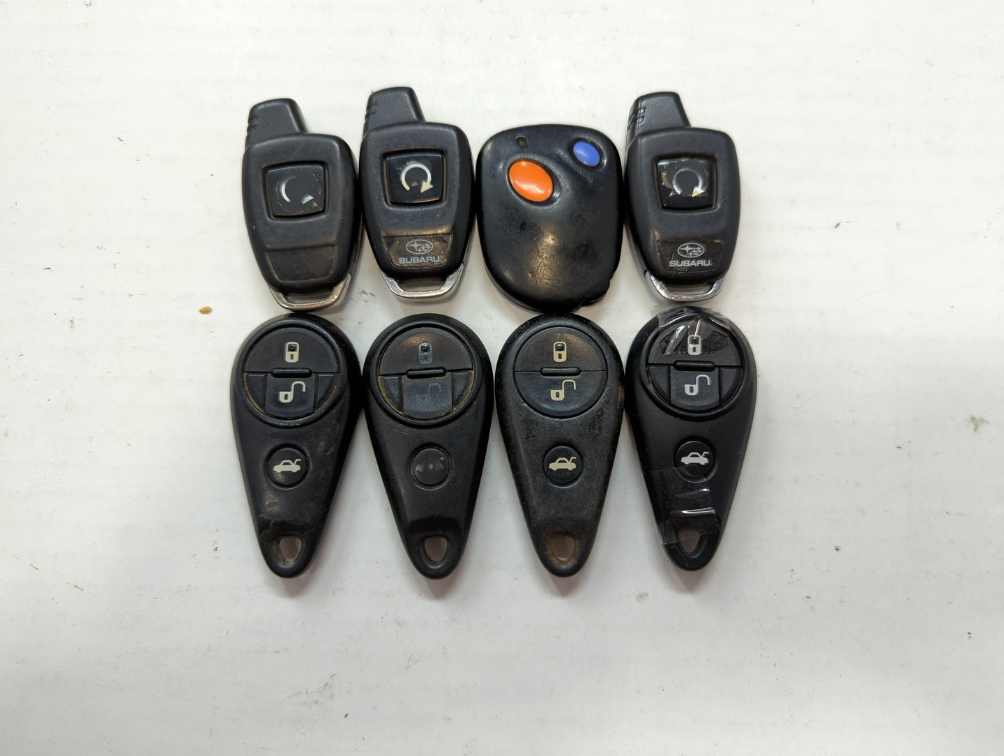 Lot of 10 Subaru Keyless Entry Remote Fob NHVB1U711 | ELVATRKC - Oemusedautoparts1.com