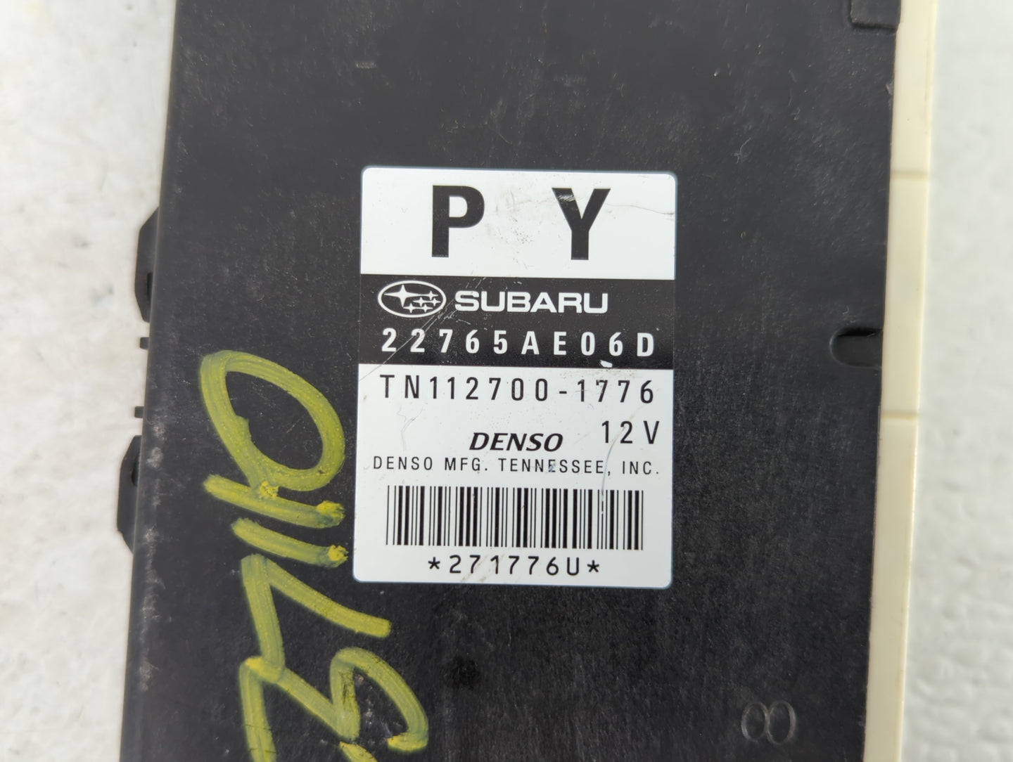 2013-2014 Subaru Legacy PCM Engine Control Computer ECU ECM PCU OEM P/N:22765AE06C 22765AE06D, 22765AE06B Fits Fits 2013 201
