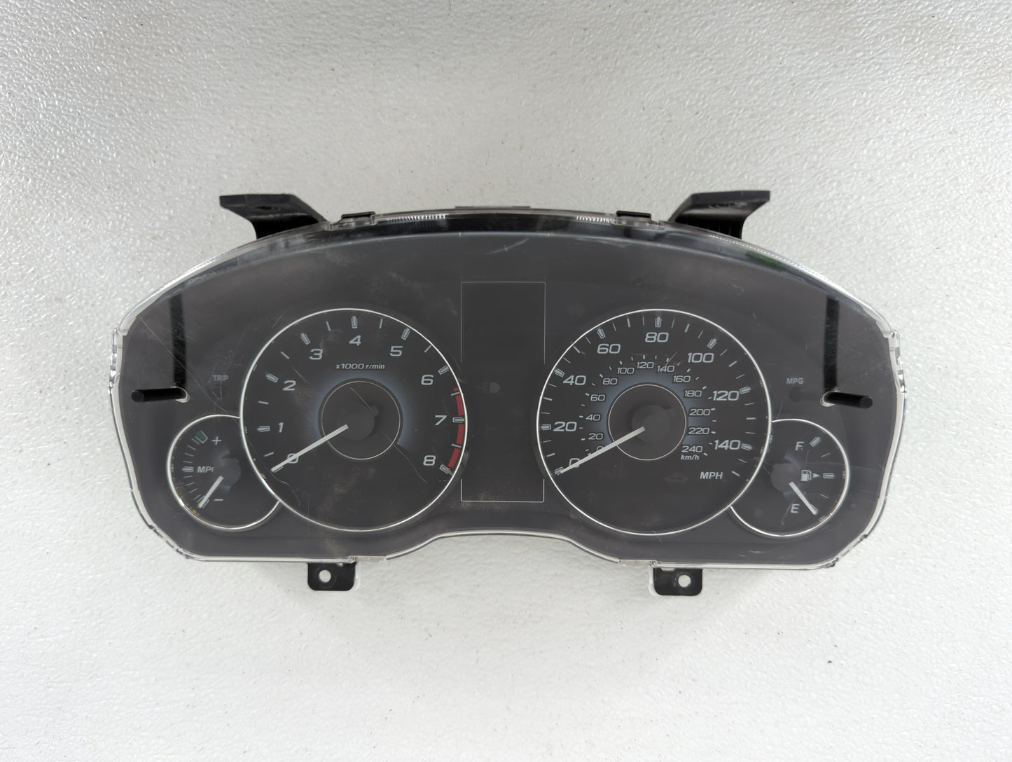 2010 Subaru Legacy Instrument Cluster Speedometer Gauges P/N:85002AJ05A Fits OEM Used Auto Parts - Oemusedautoparts1.com