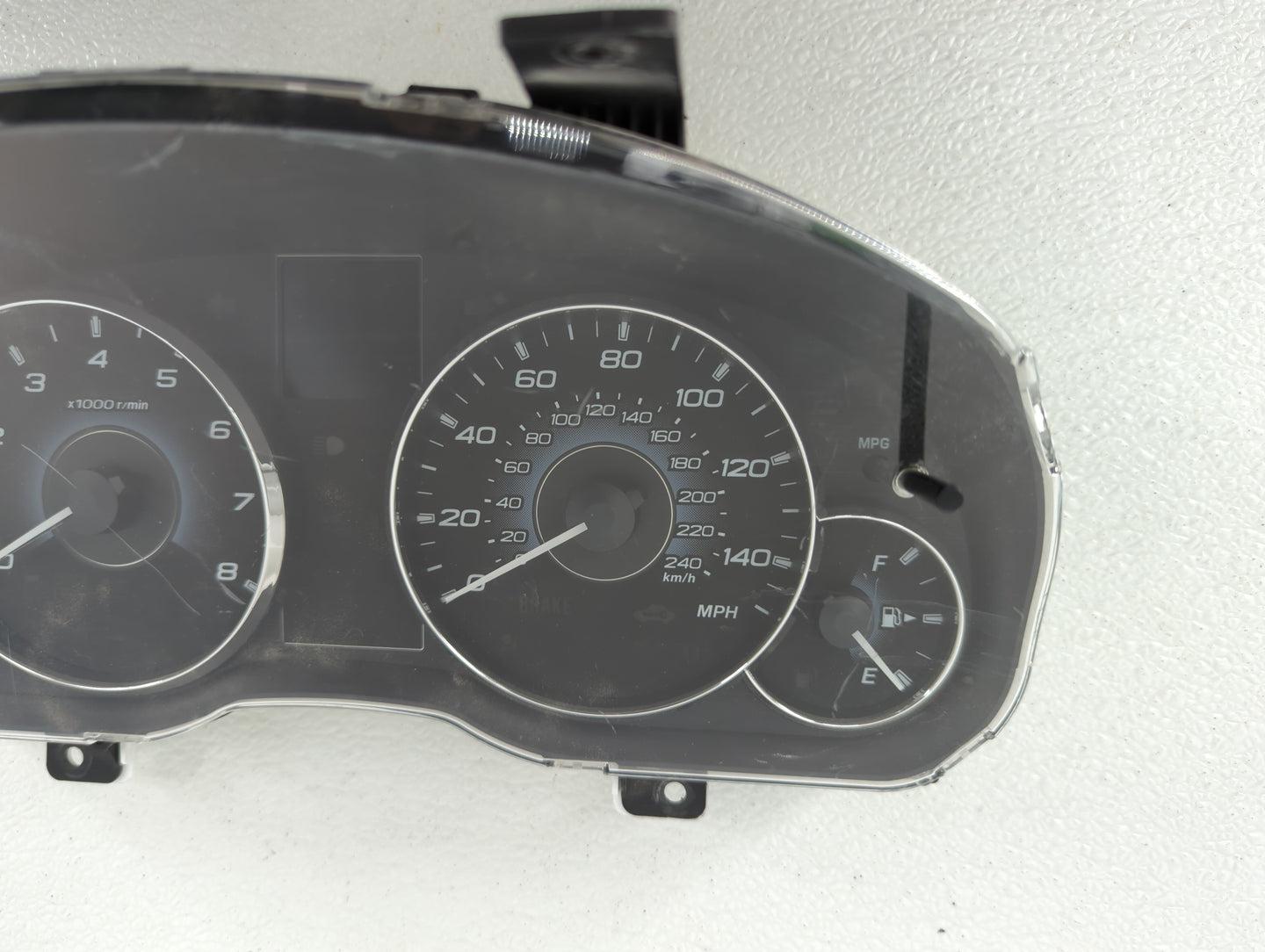 2010 Subaru Legacy Instrument Cluster Speedometer Gauges P/N:85002AJ05A Fits OEM Used Auto Parts - Oemusedautoparts1.com
