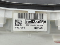 2010 Subaru Legacy Instrument Cluster Speedometer Gauges P/N:85002AJ05A Fits OEM Used Auto Parts - Oemusedautoparts1.com